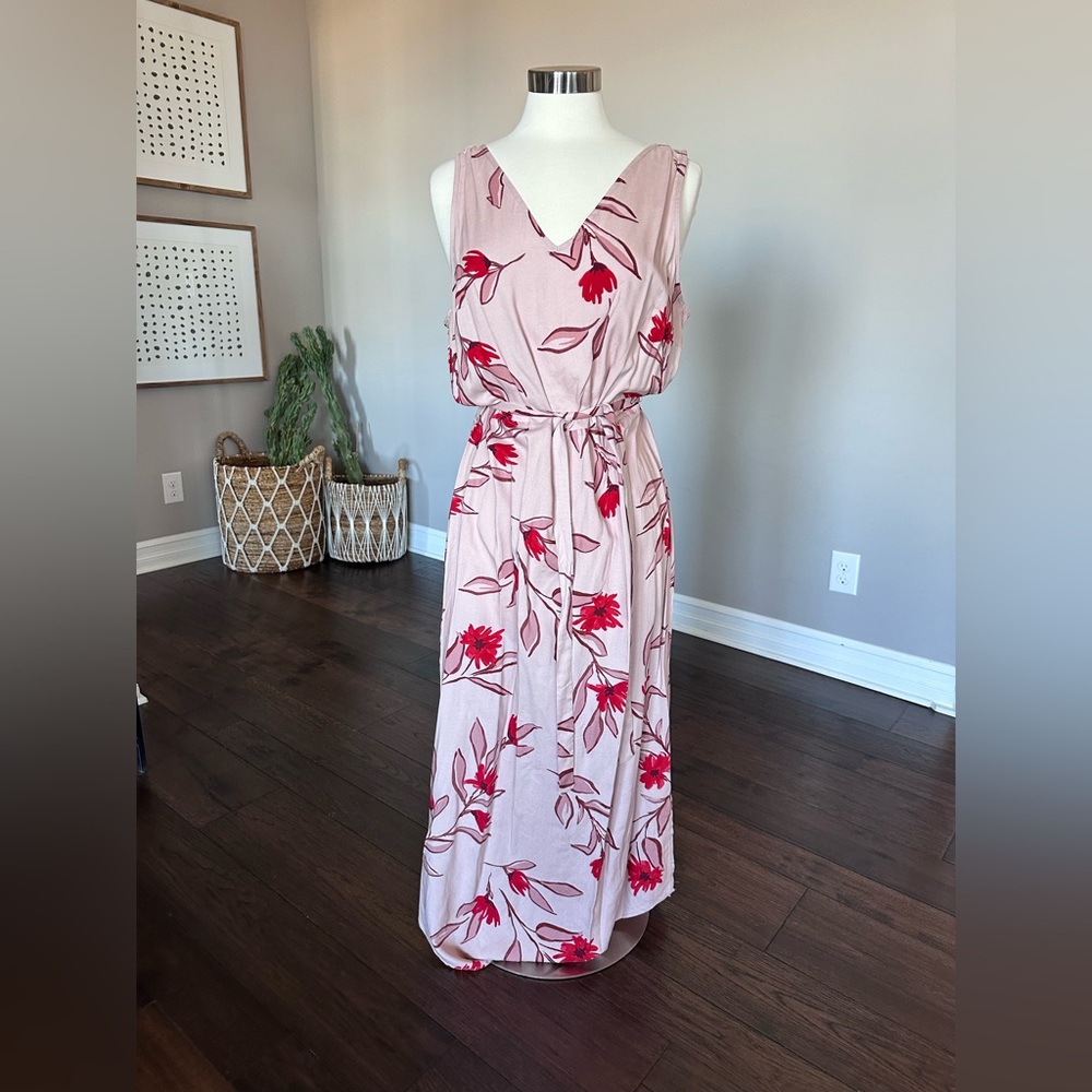 A New Day x Target Floral Garden Wedding Bridal Shower Maxi Dress Large NWTs